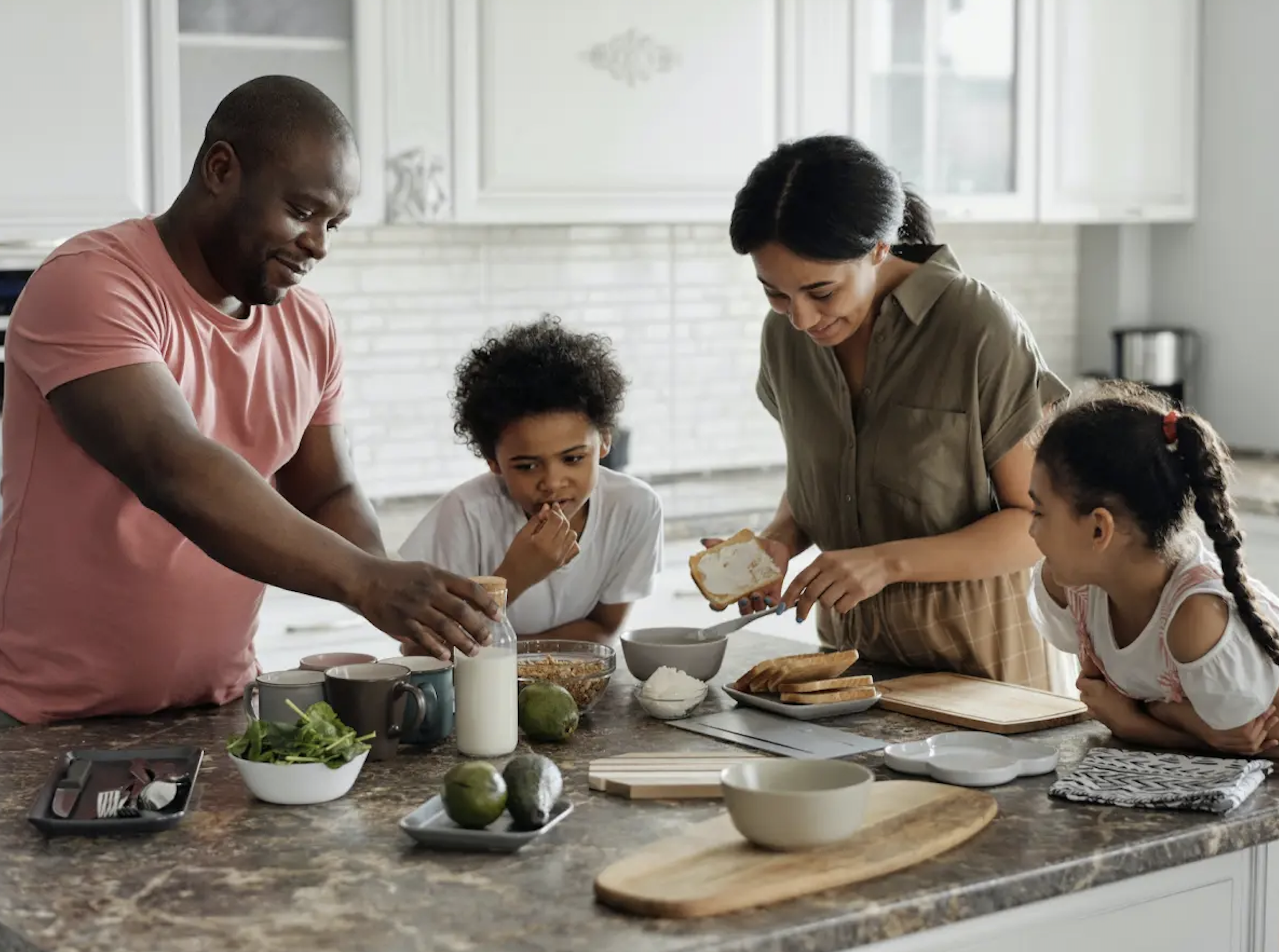 big kitchen countertops